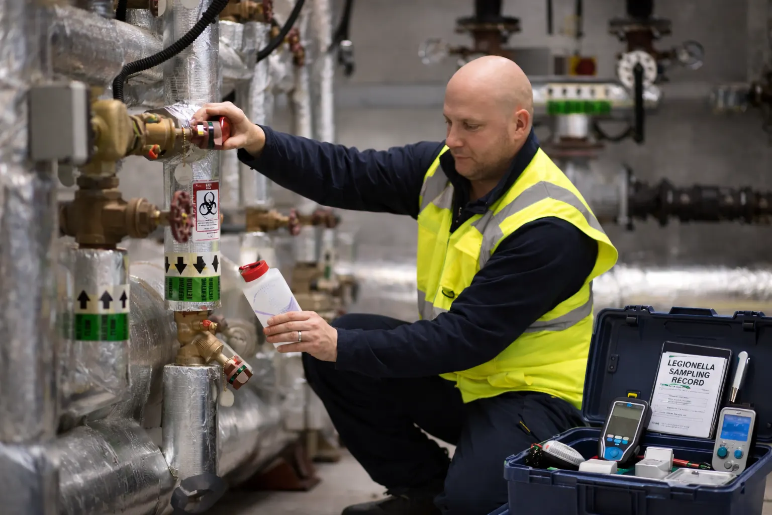 Legionella sampling and water testing